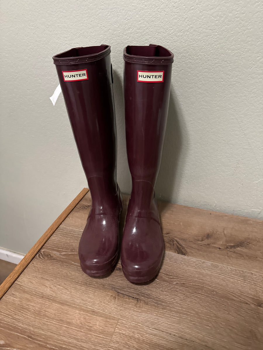 Little burgundy rain boots hotsell