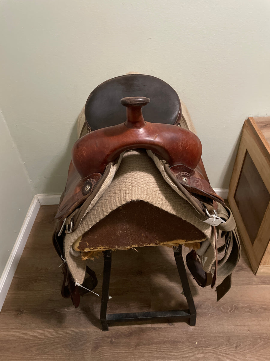 16” Fabtron Hybrid Western Saddle A Little Bit Used Tack Shop
