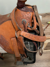 Load image into Gallery viewer, 15.5” JJ Maxwell Western Stock Style Saddle