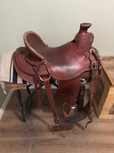 Load image into Gallery viewer, 17” Wades Diamond K Western Saddle