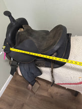 Load image into Gallery viewer, 15” Blk Big Horn Hybrid Western Saddle