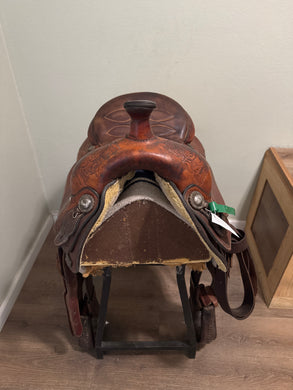 16” TexTan Western Saddle