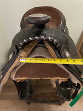 Load image into Gallery viewer, 16” Black Smith Western Saddle