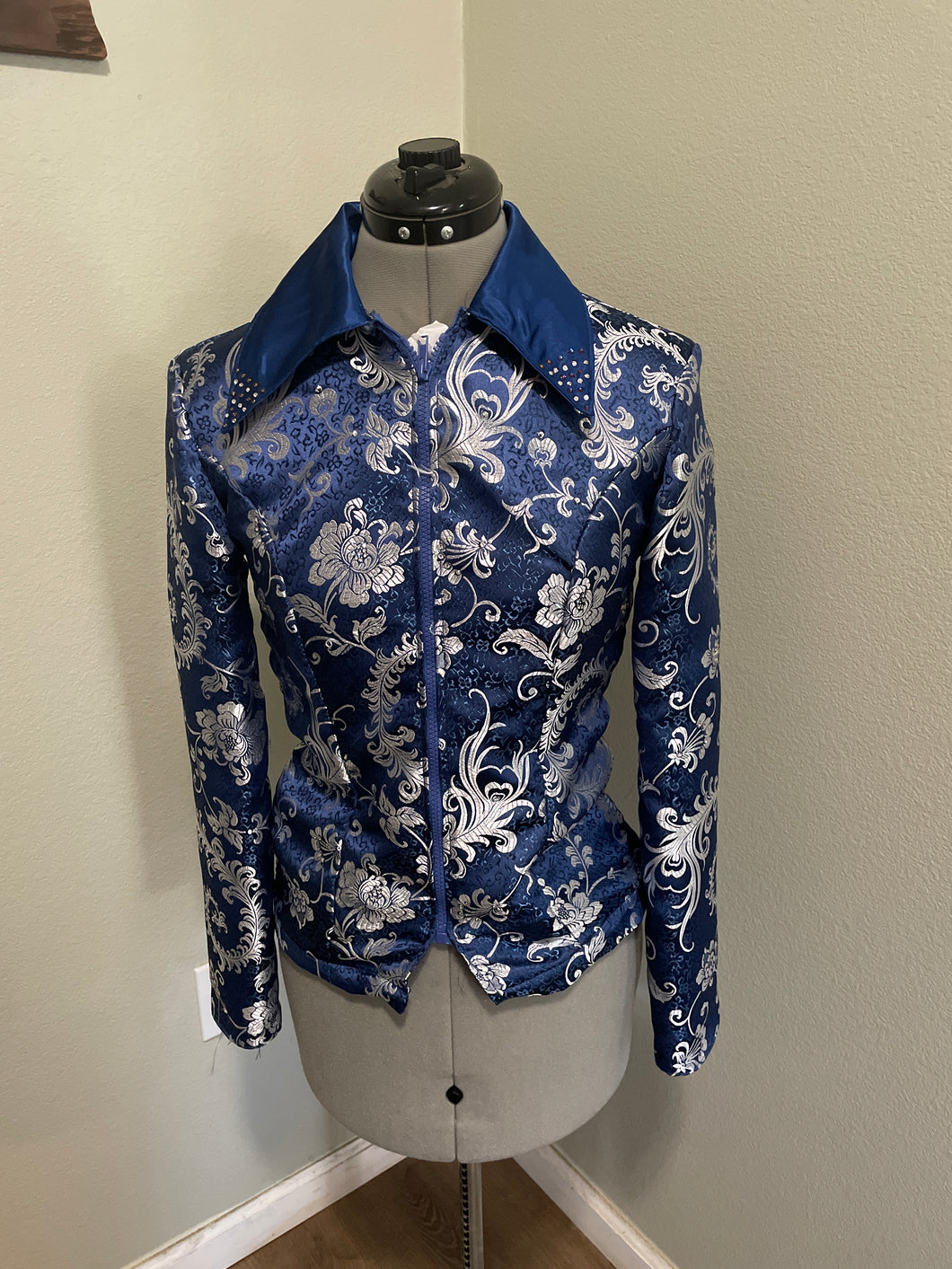 S Blue And Silver Show Shirt