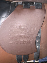 Load image into Gallery viewer, 17” Stubben Roxanne Jump Saddle