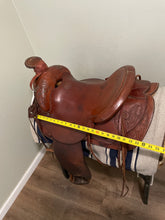 Load image into Gallery viewer, 15.5” Bonney The Dalles Western Saddle