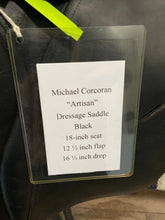 Load image into Gallery viewer, 18” Michael Corcoran Artisan Dressage Saddle