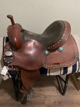 Load image into Gallery viewer, 14.5 Tahoe Western Barrel Saddle