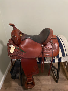 16” Hereford Tex Tan Flex Western Saddle