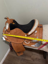 Load image into Gallery viewer, 16” Circle Y Show Saddle