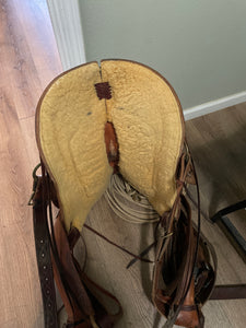 15.5” Wade Western Roping Saddle
