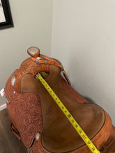 Load image into Gallery viewer, 17” Broken Horn Western Saddle