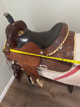 Load image into Gallery viewer, 16” Circle Y Barrel Saddle