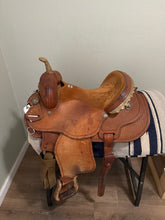 Load image into Gallery viewer, 14” Sharon Camarillo Court&#39;s Western Saddle