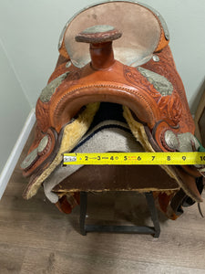 16” Circle S Tooled Western Saddle