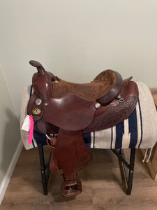 15” American Saddlery Round Skirt Western Saddle