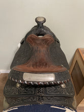 Load image into Gallery viewer, 16” Black Smith Western Saddle