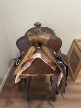 Load image into Gallery viewer, 14” Double J Western Barrel Saddle