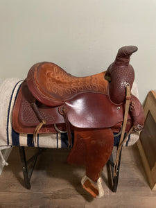 16” D Bar M Roping Saddle