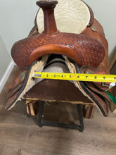 Load image into Gallery viewer, 16” Tex Tan Cutting Saddle