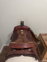 Load image into Gallery viewer, 16" Double J Roping Saddle