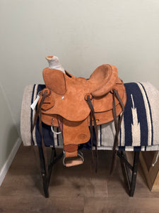 10.5” Silver Royal Child’s Western Saddle
