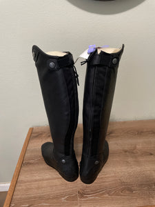 6 Black Tough Rider Wellesley Tall Boots XX