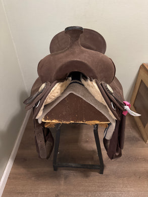 15.5” Tough 1 King Synthetic Western Saddle
