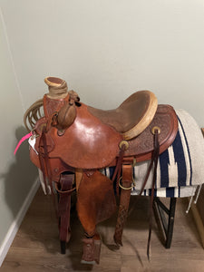 15.5” Wade Western Roping Saddle