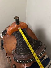 Load image into Gallery viewer, 12” Oakridge Childs Western Saddle