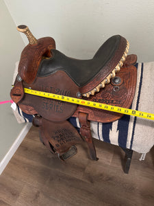 15” Scott Thomas Trophy Western Barrel Saddle