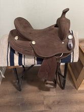Load image into Gallery viewer, 15.5” Tough 1 King Synthetic Western Saddle