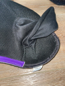 Warmblood Black and Purple Majyk Equipe Ear Bonnet