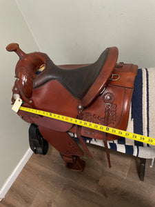 16” Hereford Tex Tan Flex Western Saddle