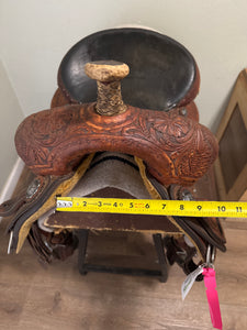 15” Scott Thomas Trophy Western Barrel Saddle