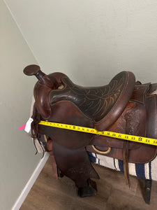 15.5" Tex Tan Western Saddle