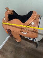 Load image into Gallery viewer, 17” Sterling Custom Goldmine Western Saddle