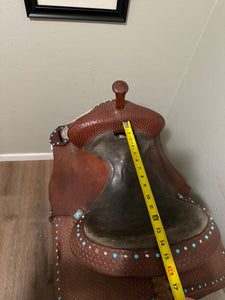 14.5 Tahoe Western Barrel Saddle