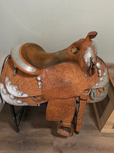 Load image into Gallery viewer, 16” Blue Ribbon Western Saddle