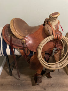 15.5” Wade Western Roping Saddle