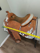 Load image into Gallery viewer, 16” Blue Ribbon Western Saddle