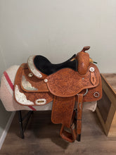 Load image into Gallery viewer, 16” Champion Tuff Competitor Western Saddle