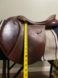 16” Bates Adjustable English Saddle