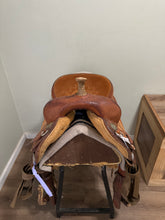 Load image into Gallery viewer, 14” Sharon Camarillo Court&#39;s Western Saddle