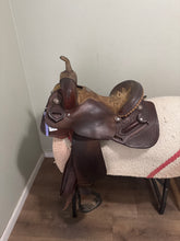 Load image into Gallery viewer, 14” Double J Western Barrel Saddle