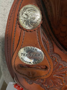 17” Tex Tan Flex Western Saddle