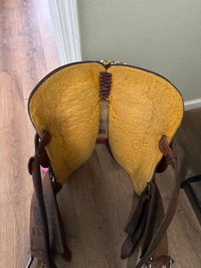 15” Scott Thomas Trophy Western Barrel Saddle