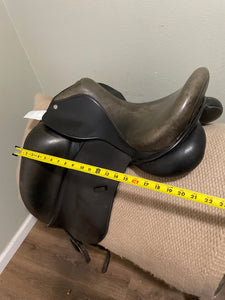 17”  Custom Monoflap Dressage Saddle