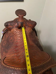 14.5” Western Saddle With Tooling