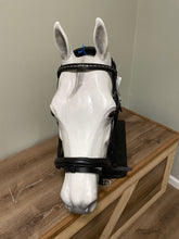 Load image into Gallery viewer, Black Dressage Bridle
